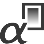 Alpha Into Mask SVG Icon